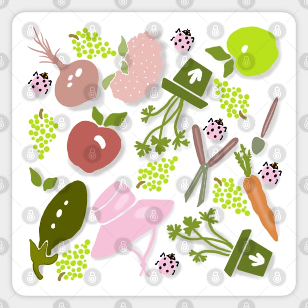 The Gardener Sticker by Salzanos